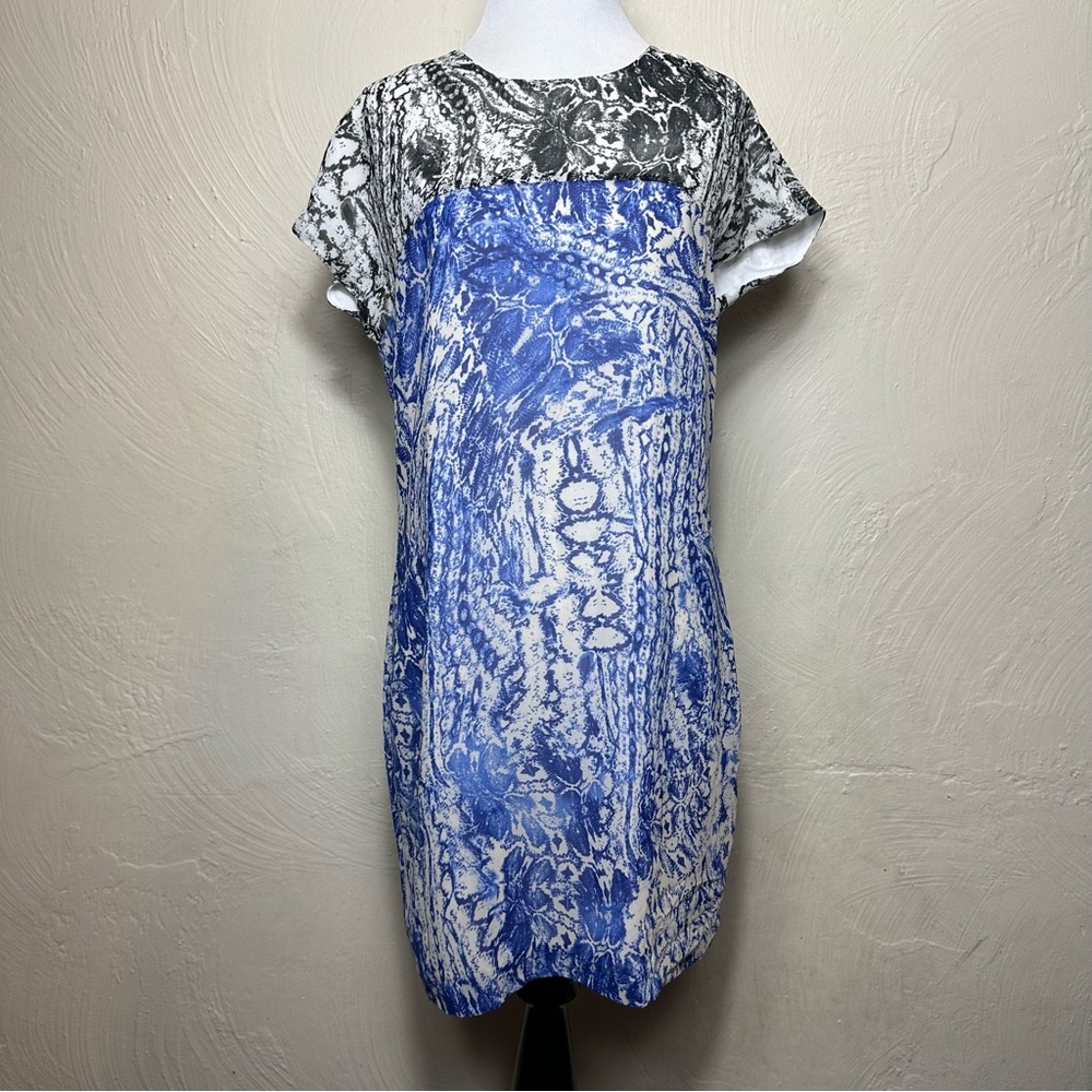 A/X Armani Exchange Snake Print Shift Dress 6 NWT!!